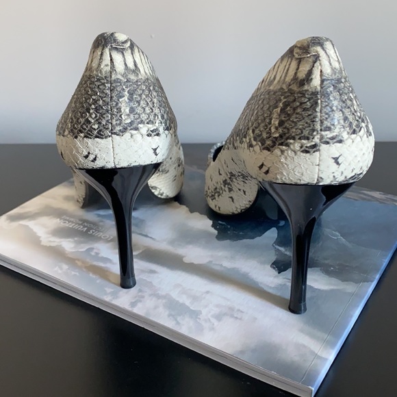 Zara Black and White heels size 40 - Picture 3 of 5